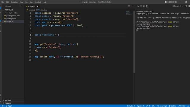 Node JS Tutorial: Web Scraping with cheerio js смотреть онлайн