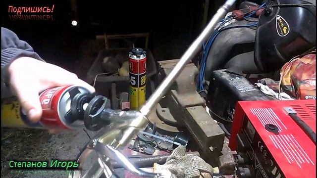 Баллон пены. СТАВИМ ОБЫЧНЫЙ БАЛЛОН С ПЕНОЙ НА ПИСТОЛЕТ. Монтажная пена. Лайфхак! смотреть онлайн