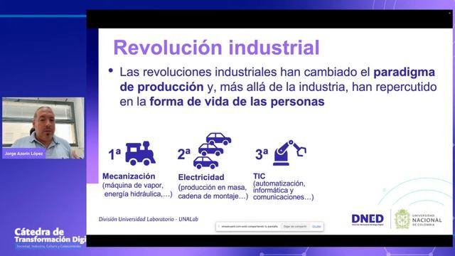 Cátedra Nacional de Transformación Digital: Sociedad, Industria, Cultura y Conocimiento | Sesión #1 смотреть онлайн