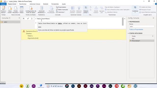 INSERIR LINHAS EM UMA TABELA NO POWER BI смотреть онлайн