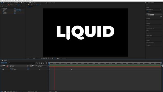Dripping Liquid Text Tutorial in After Effects | Drip Effect смотреть онлайн