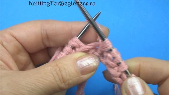1 Урок Техника Бриошь Английская резинка по кругу How to knit Brioche round one color смотреть онлайн