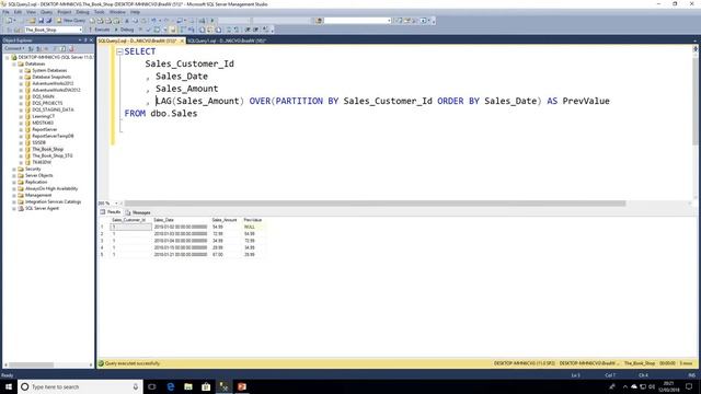 SQL Tutorial - Window Functions - Lag and Lead смотреть онлайн