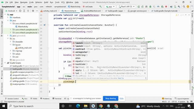 How to upload image and text with firebase in android | Realtime database and Firebase storage смотреть онлайн