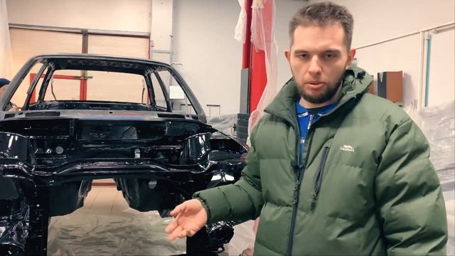 BMW E30 M3 replica. Покраска подкапотного пространства. смотреть онлайн
