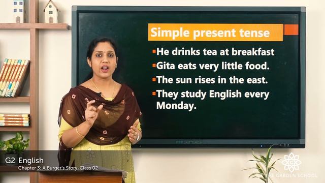 Grade 2 English Chapter 3 Class 2 Grammar verb and exercise смотреть онлайн