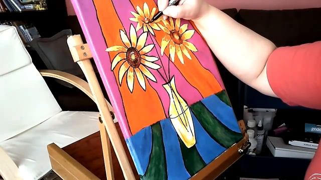 Продолжаем рисовать ДЕКОРАТИВНЫЙ Натюрморт, 2 часть смотреть онлайн