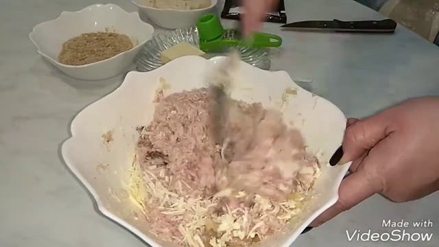 Котлеты куриные с сыром, нежные, сочные,вкусные смотреть онлайн