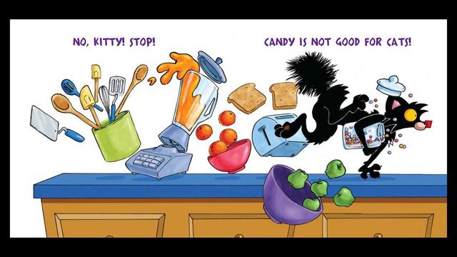 BAD KITTY DOES NOT LIKE CANDY!~ Halloween Stories for Kids ~ Children's Books Read Aloud смотреть онлайн