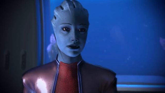 Mass Effect 2, Lair of the Shadow Broker, Liara asks about Thane Romance смотреть онлайн