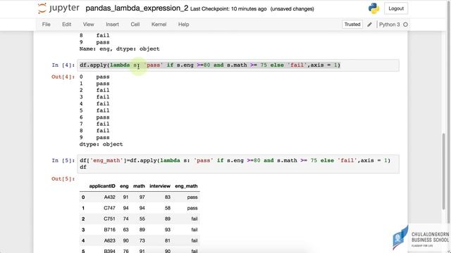สอน Python สำหรับ Data science: การใช้ lambda function กับ pandas Series และ DataFrame смотреть онлайн