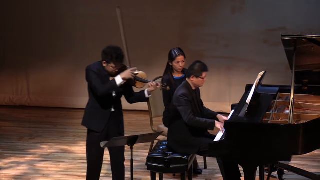 Paul Huang (violin) And Tao Lin (piano) Performing Grieg Sonata In C Minor, No3 Op 45