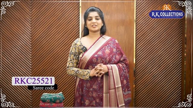 Latest Chiffon Kalamkari Sarees I Wholesale Store I@Rkcollectionssarees смотреть онлайн