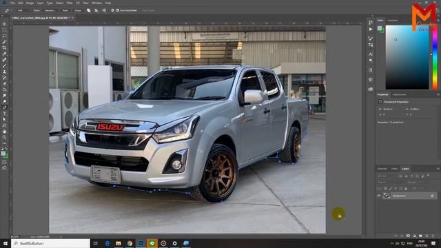 Photoshop | สอนตัดแต่งรูปรถ แบบโปรๆ ไม่เกิน 6 นาที смотреть онлайн