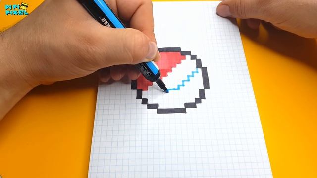 PEPSI ПО КЛЕТОЧКАМ !!! легко нарисовать ! PIXEL ART !HOW TO DRAW Рисунки по Клеточкам смотреть онлайн