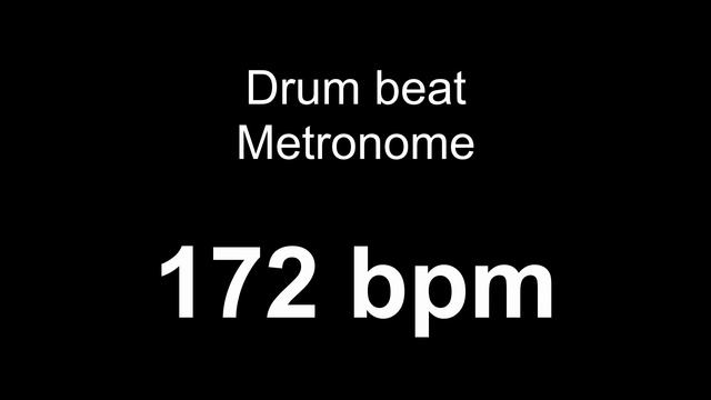 172 bpm metronome drum смотреть онлайн