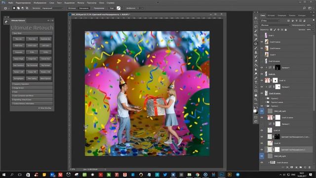 Создание фотоминиатюры в фотошопе, коллажирование в adobe photoshop смотреть онлайн