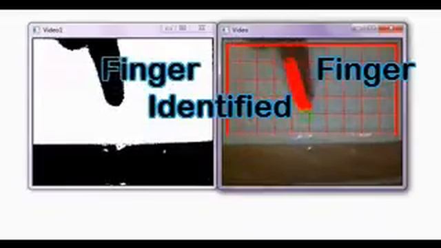 Virtual Keyboard using opencv смотреть онлайн