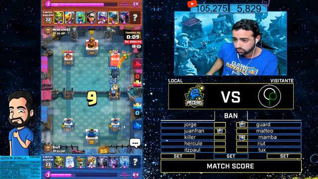 🔴TeamPecero Vs. Outplayed - CUARTOS de FINAL - CHAMPIONS LEAGUE | Clash Royale смотреть онлайн