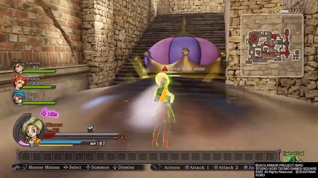 Dragon Quest Heroes - Farming XP Metal King Slime Method смотреть онлайн
