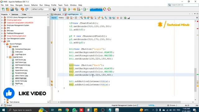 04 - Hospital Management System Java Project | Login Page | NetBeans MySQL Database смотреть онлайн