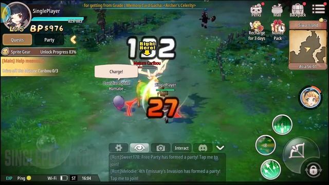 Sprite Fantasia - MMORPG [Android/ iOS] смотреть онлайн