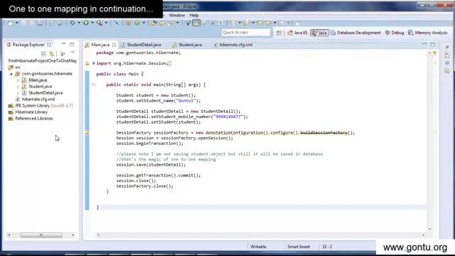 Hibernate Tutorial part 9 Unidirectional VS Bidirectional One to One Mapping, CascadeType смотреть онлайн