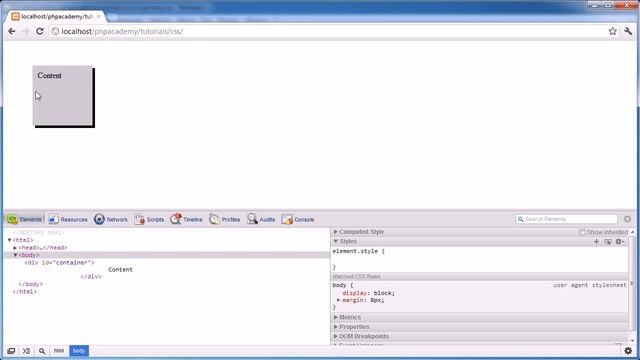 35 CSS CSS3 Tutorials Element Shadows Box Shadow смотреть онлайн