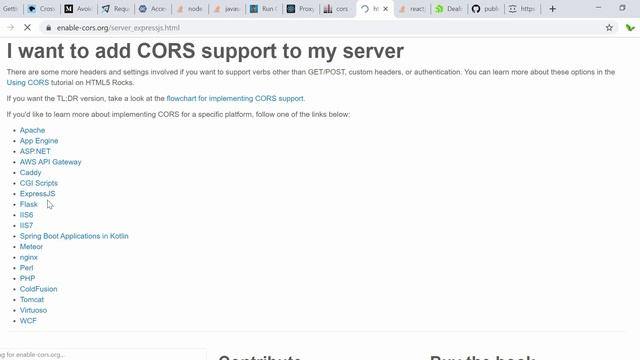 Fix CORS Error [SOLVED] | React Tutorial смотреть онлайн