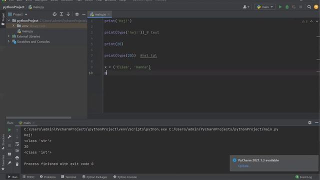 4. (Python) Datatyper (string, int, list,...) смотреть онлайн