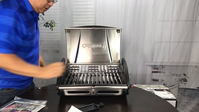 Cuisinart Grillster 8,000 BTU Portable BBQ Gas Grill Review смотреть онлайн