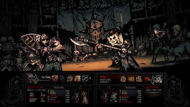 Stress teams duelling to the end in the Butcher's Circus! Darkest Dungeon смотреть онлайн