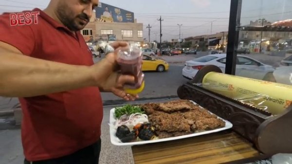 The collection of the strangest foods in Iraq-Mosul | street food | Street food tour Iraq _ Mosul