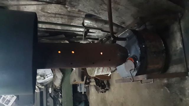 Печь на отработке...дымовые кольца смотреть онлайн