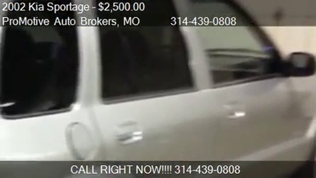 2002 Kia Sportage 4-Door 4WD - for sale in St Louis, MO 6314 смотреть онлайн
