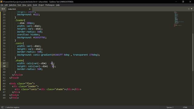 Circular Gradient Border Animation in CSS | css tricks and tip | loading animation css | css projec смотреть онлайн