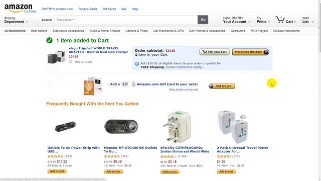 Как покупать на amazon.com. Видео второе. смотреть онлайн