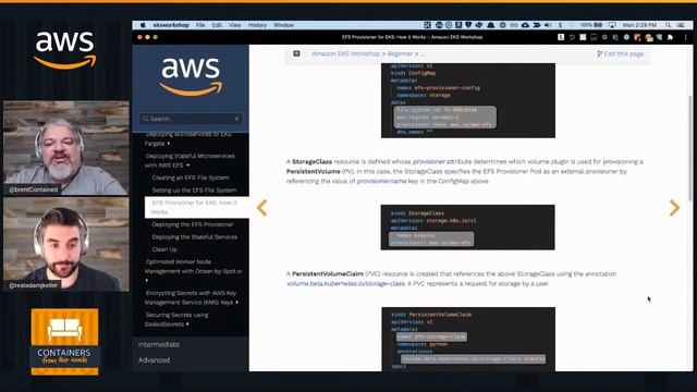 #ContainersFromTheCouch - Exploring Stateful Containers on EKS using EFS смотреть онлайн