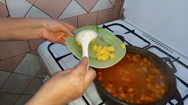 Мастава с горохом "нут" и с фрикадельками?? смотреть онлайн