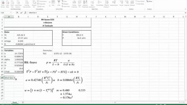 CHE2166: Simulating Equation of State in Excel and Aspen Plus смотреть онлайн