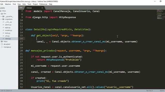 Chat con Python - Django. Django Master. Vista basada en función a vista basada en clases | 10 | смотреть онлайн