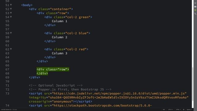 Multiple Rows - Bootstrap 5 Alpha Responsive Web Development and Design смотреть онлайн