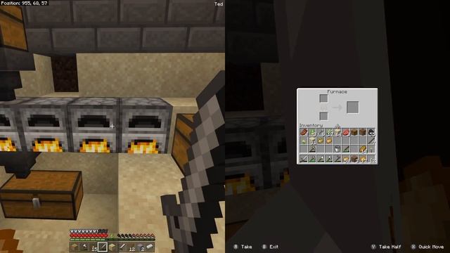 WALLS UP | Minecraft 2-Player SPLIT SCREEN Co-Op! | Nintendo Switch Bedrock | Part 5 | BASEMENT смотреть онлайн