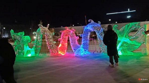 Новогодний Благовещенск. Январь 2024 г.