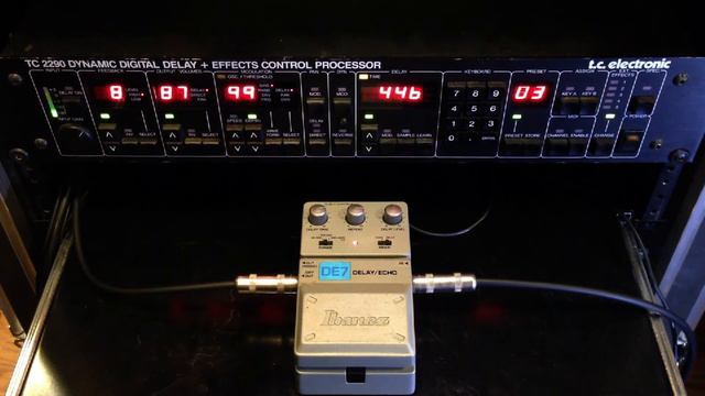 Ibanez DE7 Delay Echo vs TC Electronic 2290 смотреть онлайн