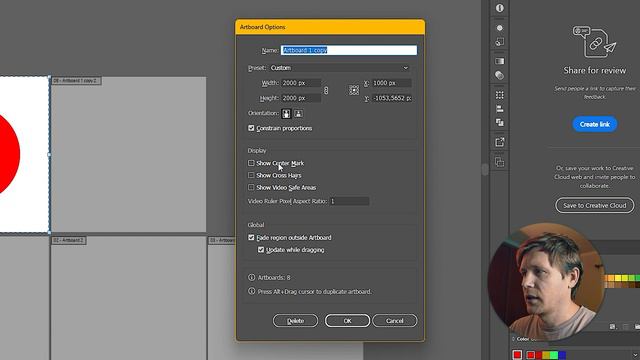Работа с монтажными областями в ADOBE ILLUSTRATOR | Как добавить и изменить монтажную область смотреть онлайн