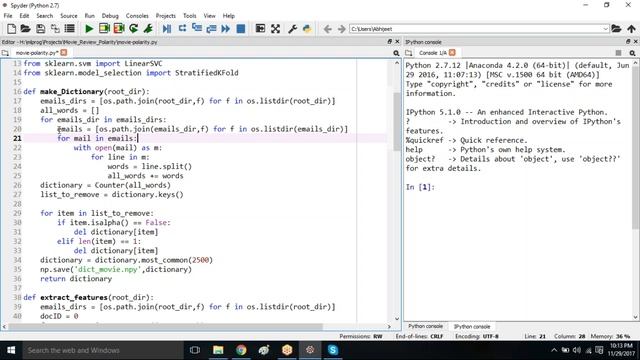 Session 24 - Sentiment Analysis Movie reviews - Python Implementation смотреть онлайн