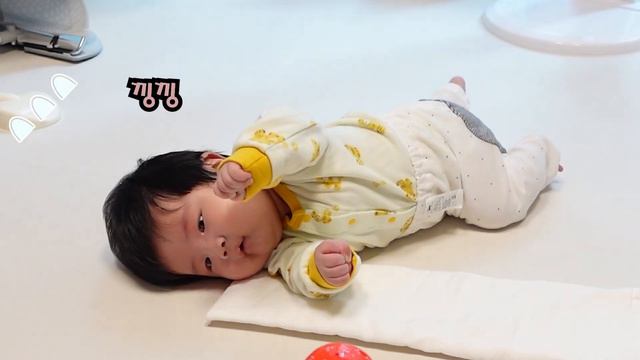 [SUB](0~6개월 아기👶) 😆웃음유발😆 귀여운 환이 영상 모음 смотреть онлайн