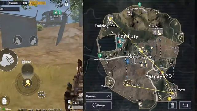 гайд по местам поиска писем на первой карте в PUBG Metro Royal смотреть онлайн