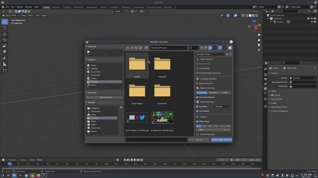 Blender 3.0 Eevee Tutorial - How to Import An Image Sequence with Images As Planes смотреть онлайн